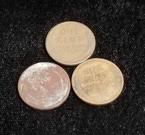 lot 24 image: 1916 P-D-S US WHEAT CENTS