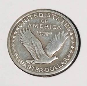 lot 47 image: 1917 TYPE I (exposed breast) STANDING LIBERTY QUARTER