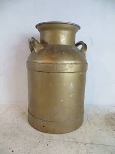 Small Bottomless Gold Milk Pail