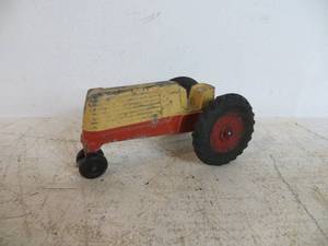 VINTAGE Metal Tractor Toy