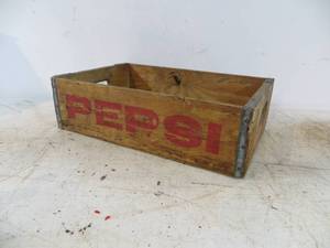 VINTAGE Wooden Pepsi Crate