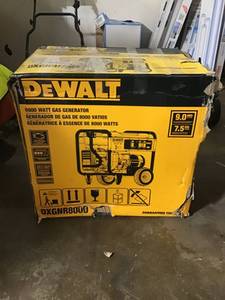 lot 33 image: DeWALT 8,000-Watt Gasoline Powered Electric Start Portable Generator