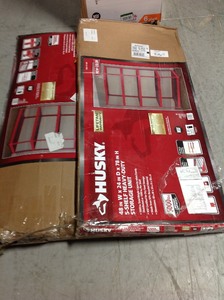 lot 49 image: Pallet of assorted shelving and more