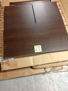 lot 50 image: Lot of ClosetMaid Impressions Corner Wood Wall Mounted Shelf