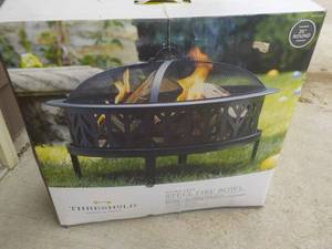 lot 17 image: 26 Threshold New Steel Fire Bowl...
