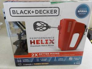lot 22 image: Black and Decker Helix Premium Hand...