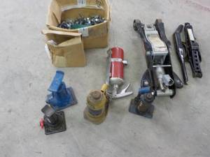 lot 54 image: lot of tools and framing supplies...