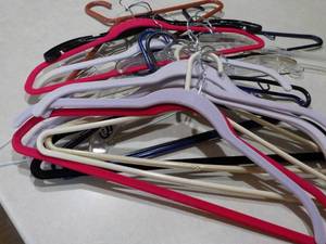 lot 130 image: tote Full of Hangers...