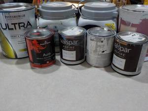 lot 134 image: Lot of Paint- each one is partially...