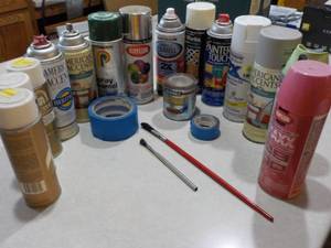 lot 144 image: Spray Paint in a 5 Gallon Bucket...