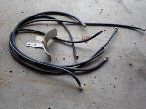 lot 180 image: 6 ft.Hoses and Hose Holder...
