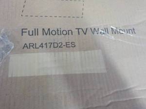 lot 195 image: Full Motion TV Wall Mount...