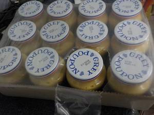 lot 245 image: Case of 12 - 8 oz Grey Poupon Dijon...