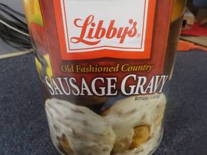 lot 247 image: 6 lb. 10 oz Libbys Sausage Gravy...