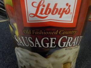 lot 248 image: 6 lb. 10 oz Libbys Sausage Gravy...