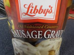 lot 252 image: 6 lb. 10 oz Libbys Sausage Gravy...