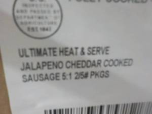 lot 270 image: Case of Frozen fully cooked Jalapen...