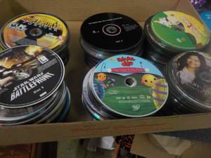lot 275 image: 300 or so DVDs, Games, CDs, and A...