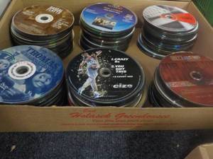 lot 276 image: 300 or so DVDs, Games, CDs, and A...