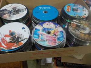 lot 277 image: 300 or so DVDs, Games, CDs, and A...