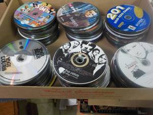 lot 279 image: 300 or so DVDs, Games, CDs, and A...
