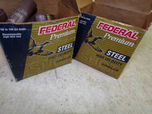 lot 10 image: Federal 10 Gauge 3 12 BB Steel Shot 2 Partial Boxes Shotgun Shells