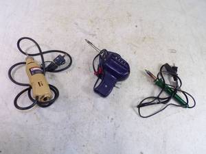lot 59 image: Chain Saw Sharpener and 2 Soldering tools
