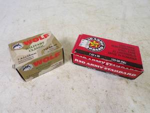 lot 34 image: 2 Boxes of 7.62 x 39mm Ammunition total 50 Cartridges