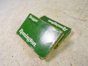lot 38 image: 2 Boxes of 12 GA. Slug Ammunition Total 10 Cartridges