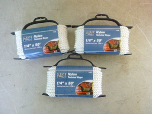 lot 103 image: 3 Spools of Reese Nylon Twisted Rope