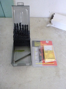 lot 109 image: Drill Bits and Multi-Tester