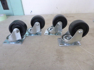 lot 129 image: Set of Swivel Casters