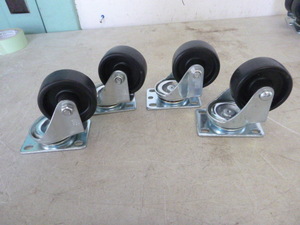 lot 130 image: Set of Swivel Casters