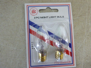 lot 166 image: Case of PTC 2 Piece Night Light Bulbs