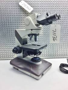 lot 4 image: WOW SELLING ONLINE USED $2500 Nikon Labophot-2 POWER LIGHT UP Binocular Phase Contrast Microscope&nbspWith 3 Objectives - Great Condition