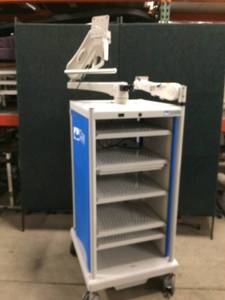 lot 43 image: Conmed VP6500 Rolling Video Surgical Cart w Arms Plus More...Selling On Ebay $$$ - Excellent Condition