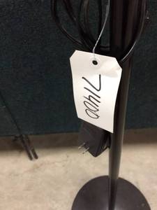 lot 34 image: MSRP $400 DAZOR Flexible Arm Halogen 20W Pedestal Floor Stand Medical Dental Salon Concentrated Beam Task Light - Excellent Working Condition