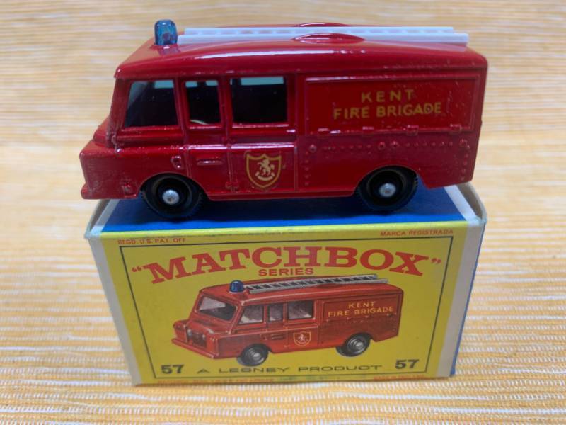 matchbox land rover fire truck