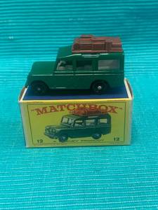 lot 8 image: Vintage Lesney Matchbox w Box #12 Safari Land Rover