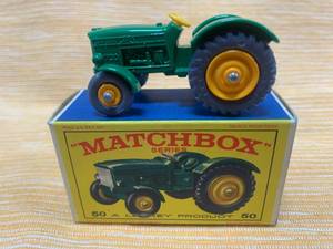 lot 31 image: Vintage Lesney Matchbox w Box #50 Tractor