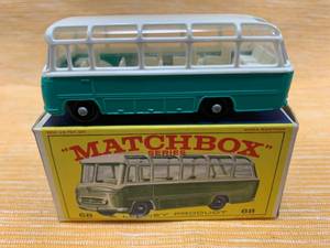 lot 44 image: Vintage Lesney Matchbox w Box #68 Mercedes Coach