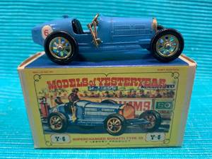 lot 58 image: Lesney Matchbox Models of Yesteryear Y6 Supercharged Bugatti Type 35