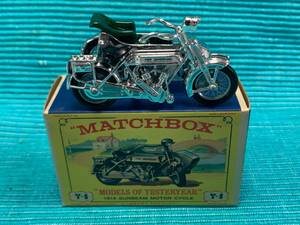 lot 59 image: Lesney Matchbox Models of Yesteryear Y8 1914 Sunbeam Motor Cycle