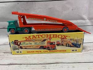 lot 81 image: Vintage Lesney Matchbox M8 Major Pack Car Transporter