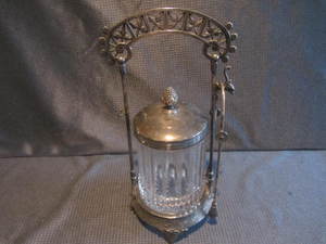 lot 403 image: Antique Pickle Castor