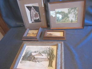 lot 371 image: Miniature Pictures