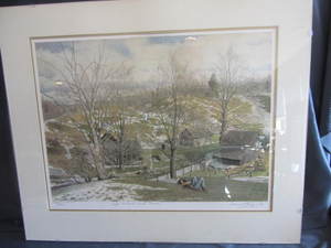 lot 479 image: Self Portrait & Farm Print