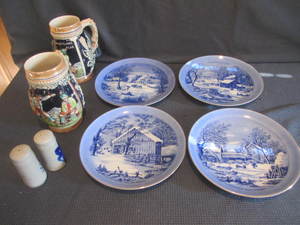 lot 490 image: C&I Plates, Steins