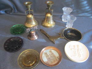 lot 492 image: Bells, Candlesticks