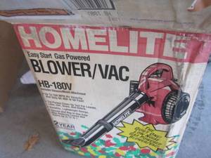 lot 514 image: Homelite Blower Vac - New
